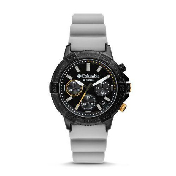 COLUMBIA TIMING CSC03-005 - Peak Patrol Watch: Black Dial/Gray Silicone