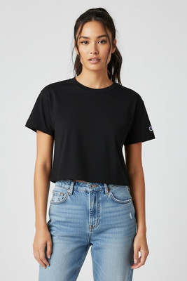 CHAMPION T425C - Women's Cropped Cotton Tee