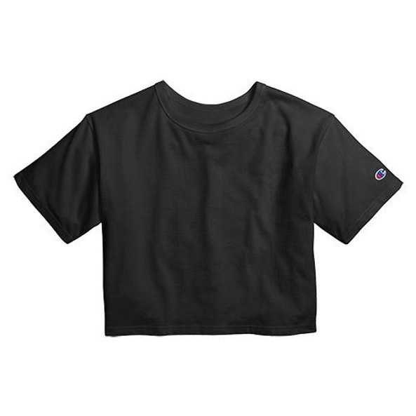CHAMPION T435C - Girl's Cropped Cotton Tee