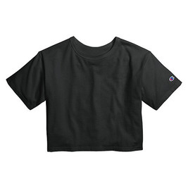 CHAMPION T435C - Girl's Cropped Cotton Tee