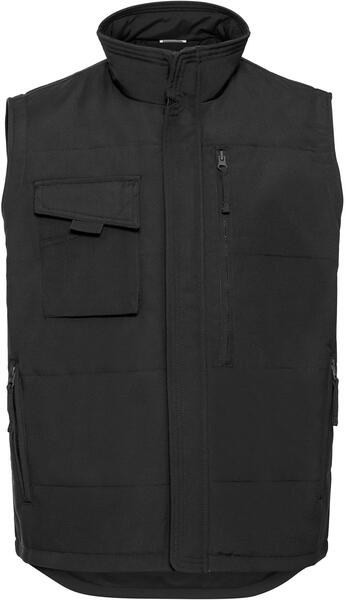 Russell R014M - Heavy Duty Workwear Gilet with Multiple Pockets