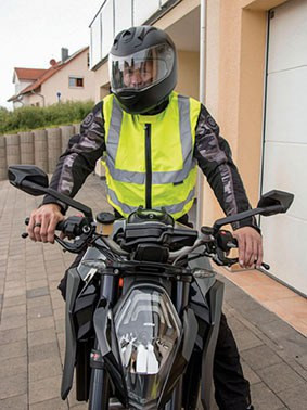 Korntex KXMOTO - High Visibility Bikers Vest
