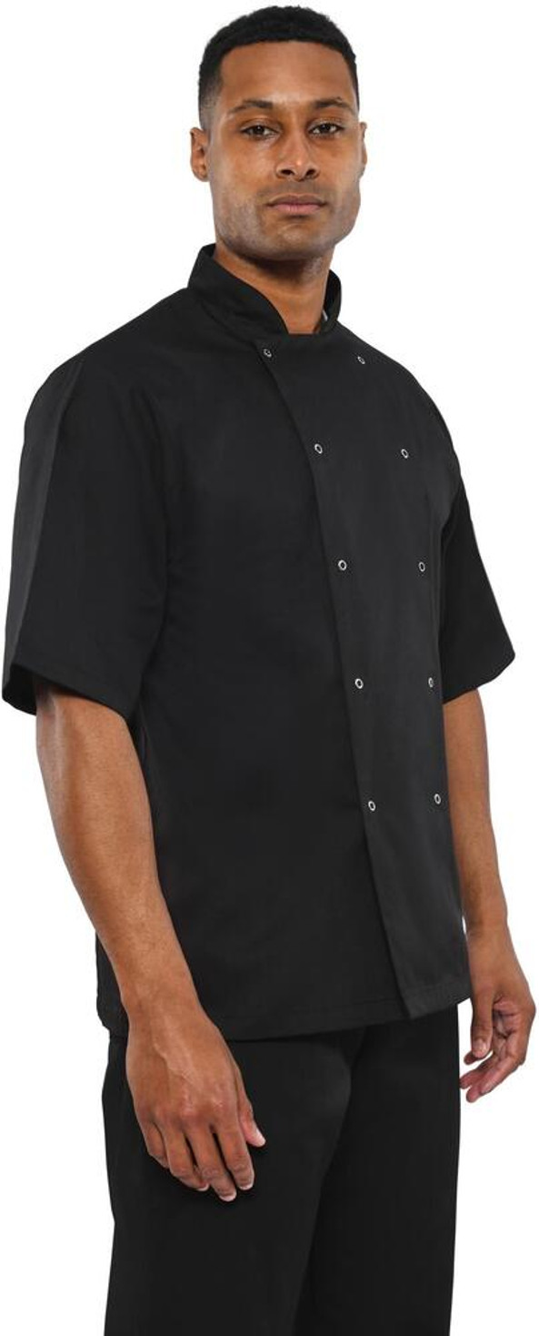 AFD By Dennys DDD70S - Affordable Unisex Short Sleeve Chef Jacket
