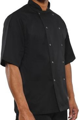 AFD By Dennys DDD70S - Affordable Unisex Short Sleeve Chef Jacket