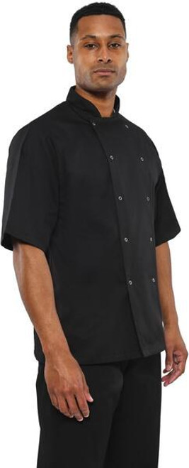 AFD By Dennys DDD70S - Affordable Unisex Short Sleeve Chef Jacket