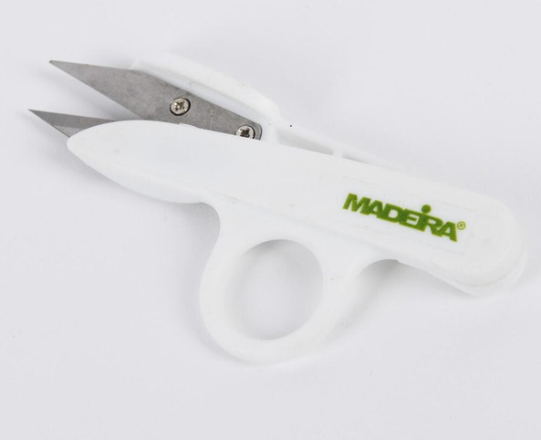 Madeira M9475N - Ergonomic Thumb Grip Snips with Spring Action
