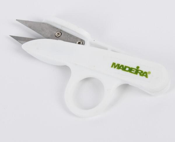 Madeira M9475N - Ergonomic Thumb Grip Snips with Spring Action