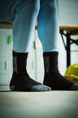 Regatta Professional RRMH003 - Durable Cushioned Work Socks - 3 Pair Pack