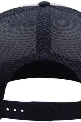 Atlantis ACSN90 - Retro 90s Style Flat Visor 5 Panel Trucker Cap