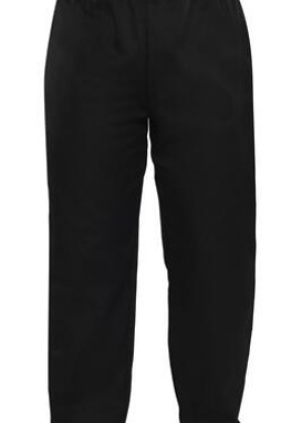 AFD By Dennys DDC15 - Unisex Classic Fit Chef Trousers with Elastic Waist