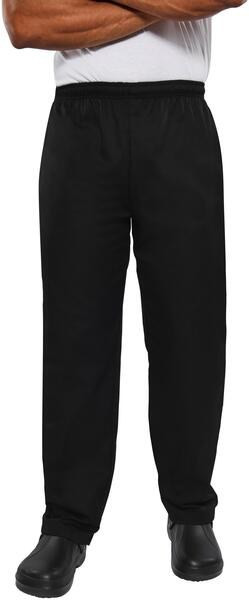 AFD By Dennys DDC15 - Unisex Classic Fit Chef Trousers with Elastic Waist