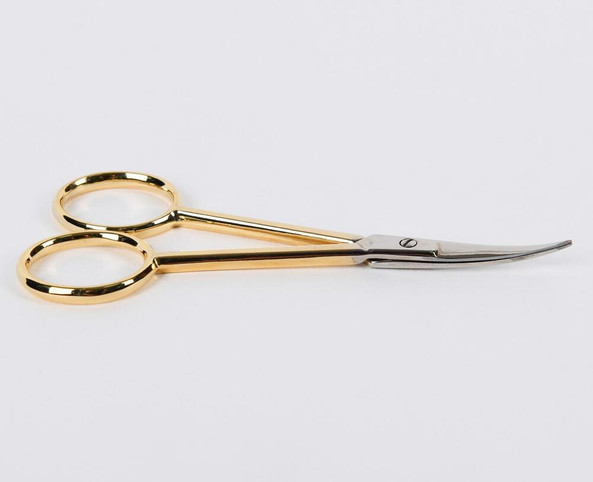 Madeira M9476 - Premium Gold Plated Curved Embroidery Scissors