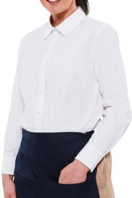 BonChef B760 - Durable Poly-Cotton Waist Apron with Large Pocket