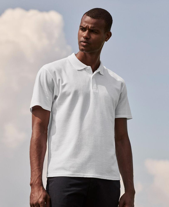 Fruit of the Loom F63050 - Classic Fit 100% Cotton Polo Shirt for Men