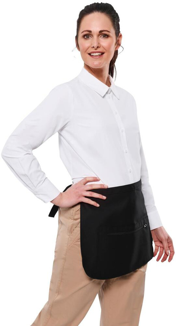 BonChef B761 - Durable Poly-Cotton Waist Apron with Zipper Pocket