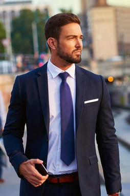 Korntex KXTIE8 - Elegant Satin Silk Tie for Corporate and Events