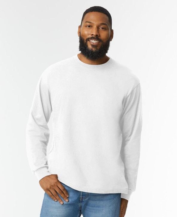 GILDAN HAMMER GH400 - Premium Heavyweight Long Sleeve Workwear T-Shirt