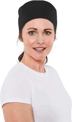 BonChef B801 - Durable Polycotton Chef Skull Cap with Elastic Fit