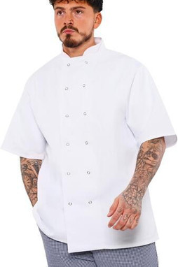 BonChef B102 - Professional Unisex Short Sleeve Chef Jacket