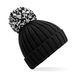 Beechfield B390 - Bonnet Douillet en Tricot avec Doublure Chaude