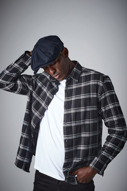 Beechfield B628 - Classic Heritage Herringbone Baker Boy Cap
