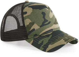Beechfield B694 - Camo Snapback Trucker Cap