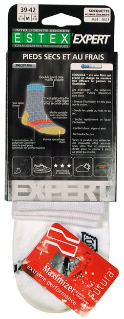 Estex ES1021 - Set of two pairs of Coolmax Vo2 Trainer Socks