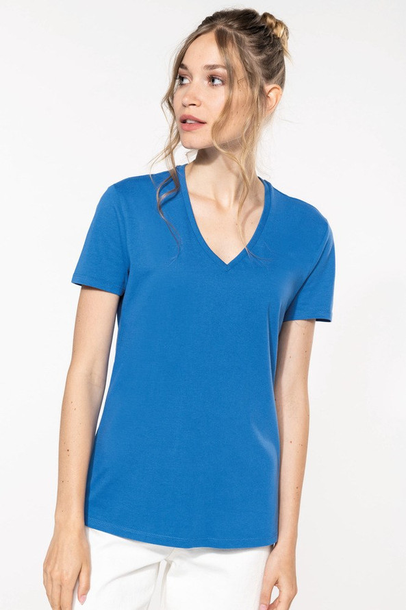 Kariban K3029IC - Damen-T-Shirt BIO150IC mit V-Ausschnitt