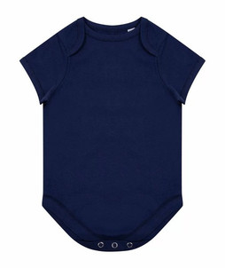 Larkwood LW655 - Short-sleeved organic cotton baby grow