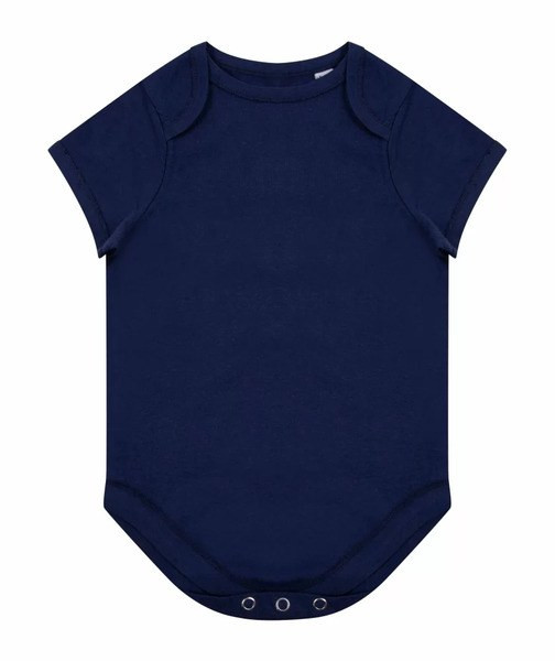 Larkwood LW655 - Short-sleeved organic cotton baby grow