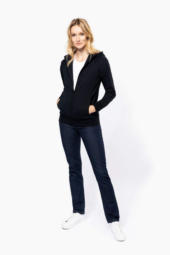 Kariban Premium PK401 - Casaco sweatshirt com fecho e capuz de senhora