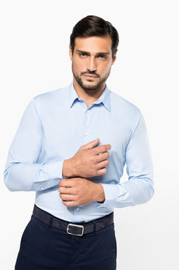 Kariban Premium PK500 - Camicia uomo popeline maniche lunghe
