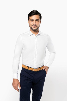 Kariban Premium PK502 - Camicia uomo oxford pinpoint maniche lunghe