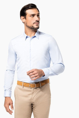 Kariban Premium PK504 - Camicia uomo popeline maniche lunghe