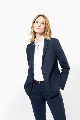 Kariban Premium PK6050 - Blazer Élégant pour Femmes en Laine Mélangée