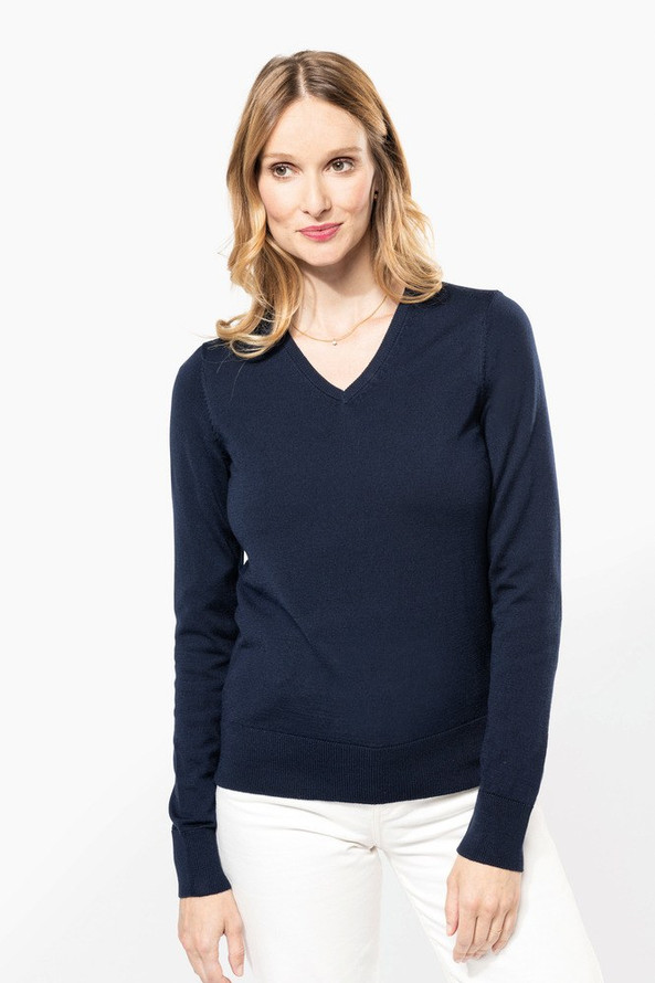 Kariban Premium PK911 - Merino-Damenpullover mit V-Ausschnitt