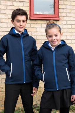 Result R224JY - Veste Softshell Capuche Enfant
