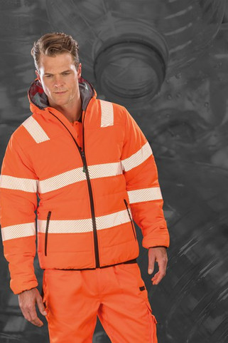 Result R500X - Recycled ripstop padded safety jacket