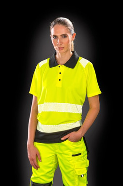 Result R501X - Recycled safety polo shirt