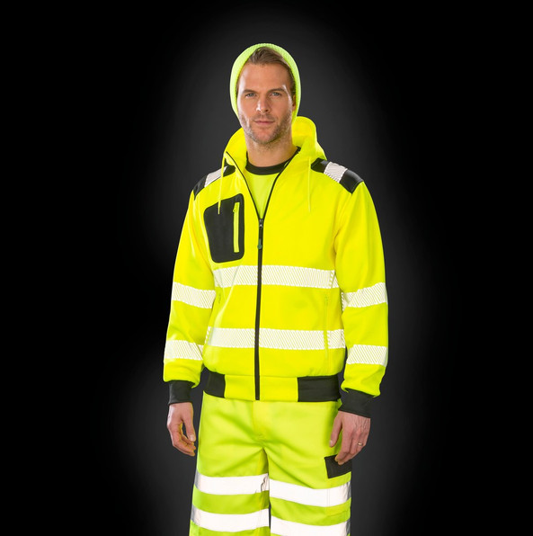 Result R503X - Recyceltes Sicherheits-Kapuzensweatshirt