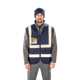 Result R477X - High-Visibility Reflective Safety Vest with Pockets