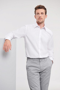 Russell RU922M - CAMICIA OXFORD SARTORIALE DA UOMO A MANICA LUNGA