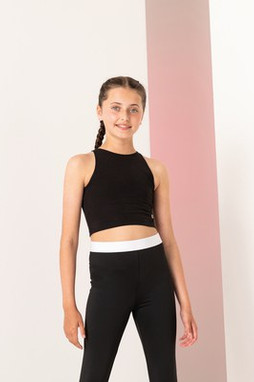 Skinnifit SM106 - Top Bambini in Cotone con Schiena a Vogatore