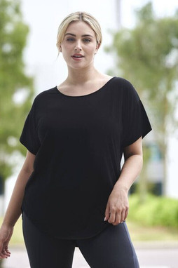Tombo TL527 - Womens Oversized Scoop Neck T-Shirt with Drop Seams