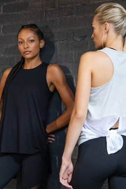 Tombo TL507 - Soft-Touch Racerback Vest with Mesh Split