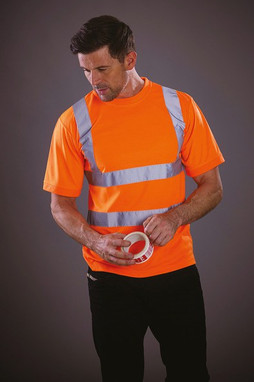 Yoko YHVJ410 - T-shirt manches courtes haute visibilité