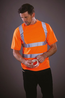 Yoko YHVJ410 - Hi-Vis Short-Sleeved T-shirt