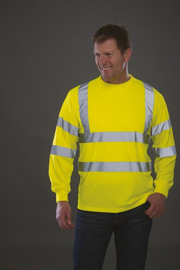Yoko YHVJ420 - T-shirt haute visibilité manches longues