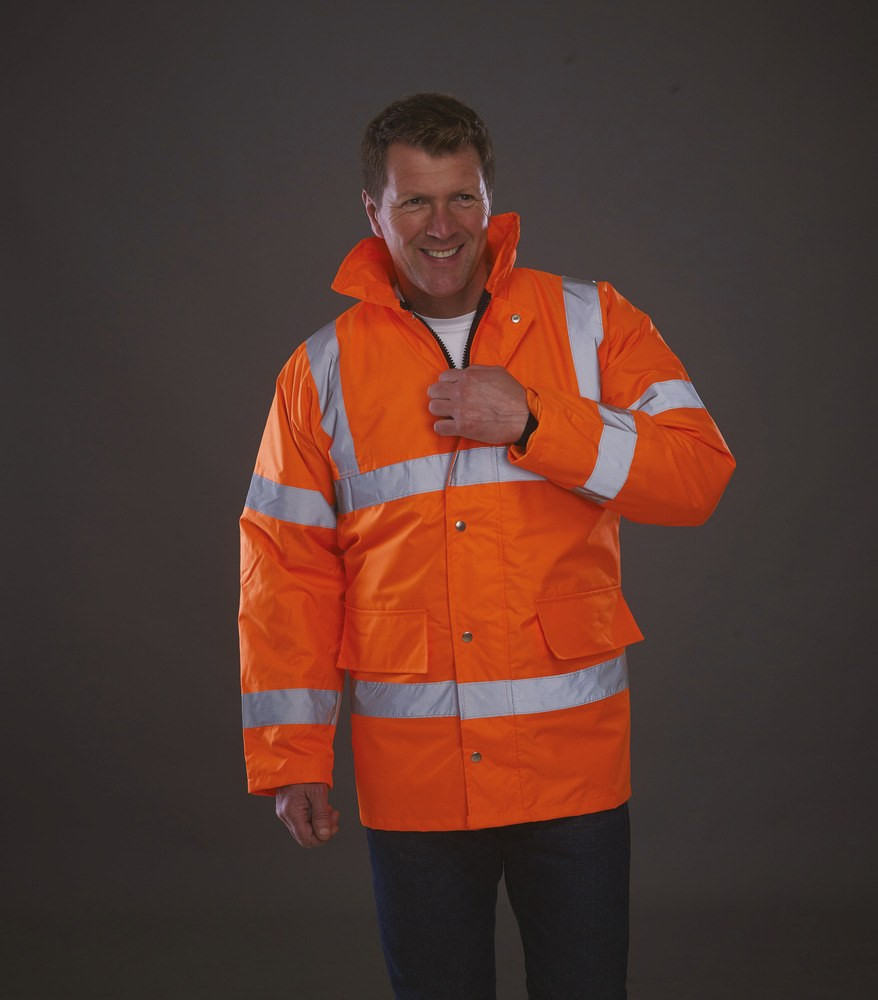 Yoko YHVP300 Ultimate Hi-Vis Waterproof Safety Parka Jacket Hi