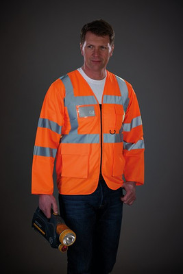 Yoko YHVJ800 - High-Visibility Safety Jacket with Reflective Strips